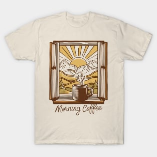 mornings are for coffee and contemplation T-Shirt